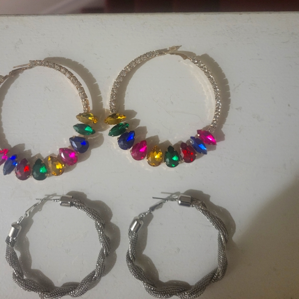 Hoop earrings